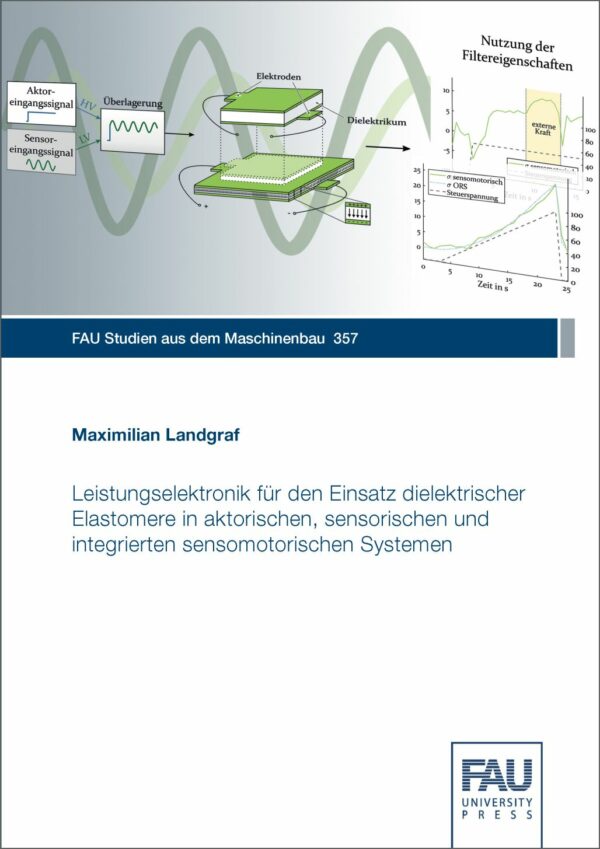 Titelbild Leistungselektronik für den Einsatz dielektrischer Elastomere in aktorischen, sensorischen und integrierten sensomotorischen Systemen