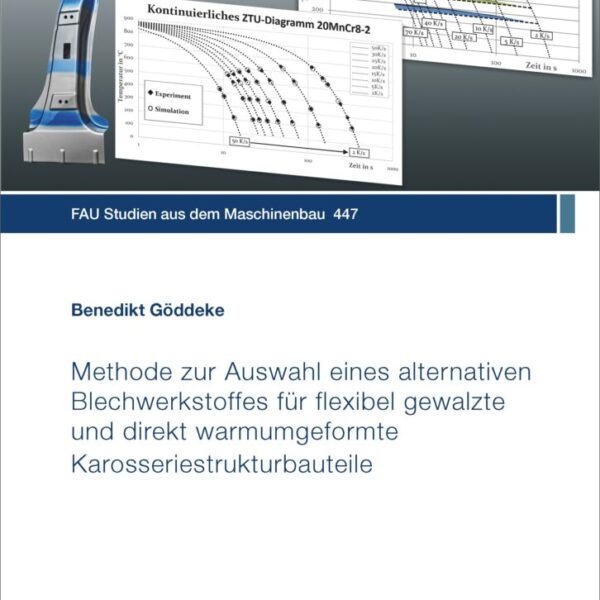 Methode zur Auswahl eines alternativen Blechwerkstoffes für flexibel gewalzte und direkt warmumgeformte Karosseriestrukturbauteile